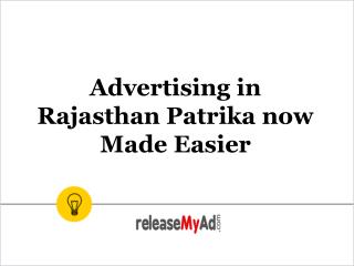 Few simple steps for advertising in Rajasthan Patrika