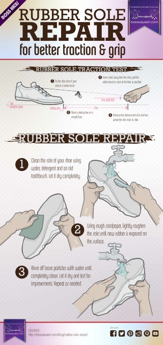 How To Repair Rubber Sole For Better Traction And Grip