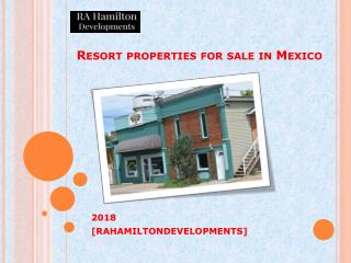 Resort properties for sale in Mexico