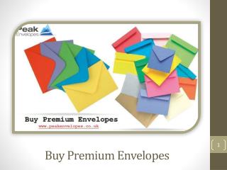 Why Choose Peak Envelopes to Buy Premium Envelopes