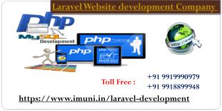 Laravel Website Development Company | I-Muni IT Solutions