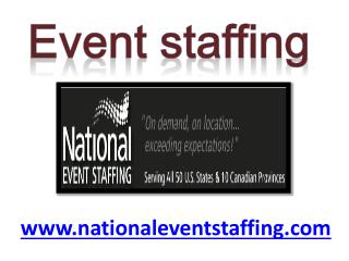 Event Staffing - www.nationaleventstaffing.com