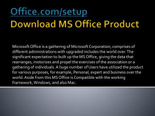 OFFICE.COM/SETUP ACTIVATE MS OFFICE ANTIVIRUS