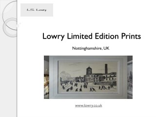 Lowry Limited Edition Prints in stock at Cornwater Gallery