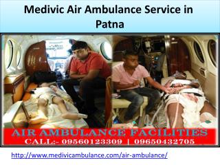 Air Ambulance Service InPatna