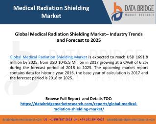 Global Medical Radiation Shielding Market– Industry Trends and Forecast to 2025