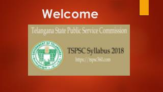 TSPSC Syllabus 2018-19 Download TSPSC Paper Pattern & Scheme