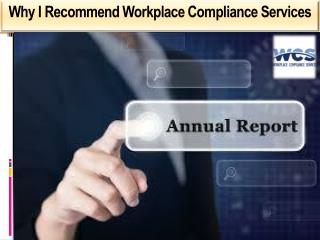 Why I Recommend Workplace Compliance Services