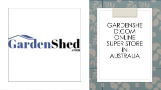 Small Garden Sheds, Bike Sheds for Sale | Gardenshed.com