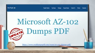 Microsoft (AZURE) AZ-102 Dumps pdf | Learn And Get 90% Score