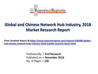 Global Network Hub Industry with a focus on the Chinese Market