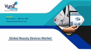 Global Beauty Devices Market – Analysis and Forecast (2018-2024)