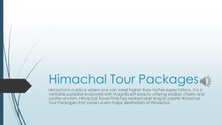 Himachal Tour Packages | Himachal Travel Time