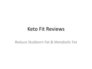Keto Fit : Get Perfect Body & Natural Formula