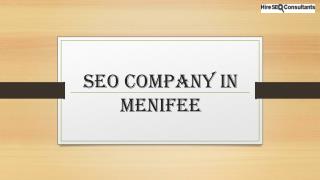 SEO Company in Menifee