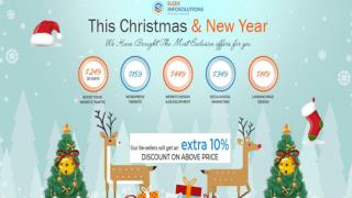 Exclusive Christmas & New Year Offers On SEO, Web design, mobile apps, landing pages design!