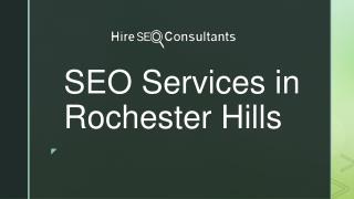 SEO Services in Rochester Hills