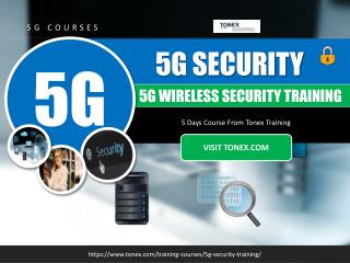 5G Wireless Security Training : Tonex Training