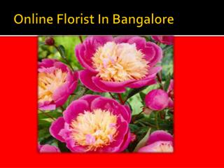 Local Florist In Bangalore