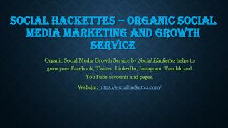 Social Media Management Services - Facebook, Instagram, Twitter, YouTube, and many more.