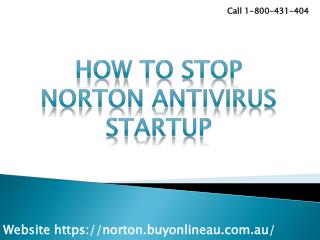 How to Stop Norton Internet Security in Window 7/XP