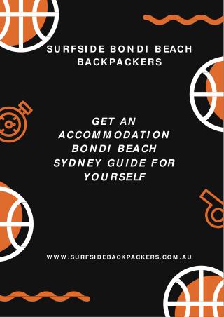 Get an Accommodation Bondi Beach Sydney Guide For Yourself