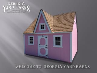 Georgia Yard Barns is a portable storage building company