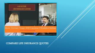 How Comparing Life Insurance Quotes Works