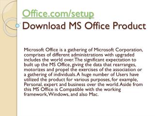 OFFICE.COM/SETUP MS OFFICE ANTIVIRUS ACTIVATION