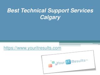 Best Technical Support Services Calgary - www.youritresults.com