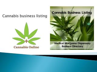 cannabis listings