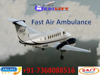Get ICU Facility Air Ambulance Service in Siliguri by Medilift