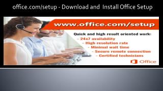 www.office.com/setup | Download, Activate and Install Office Setup - office.com/setup Steps