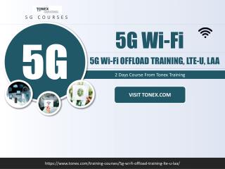 5G Wi-Fi Offload Training, LTE-U, LAA : Tonex Training