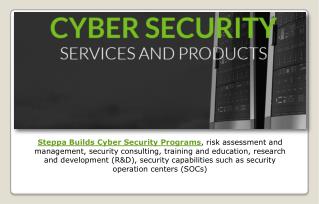 Cyber Security Services And Products