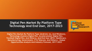 Digital pen market