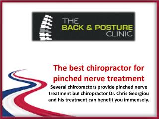 Best Pinched Nerve Treatment by backandpostureclinic