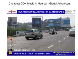 Cheapest OOH Media in Mumbai - Global Advertisers