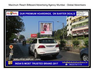 Maximum Reach Billboard Advertising Agency Mumbai - Global Advertisers