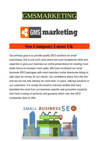 Seo Company Luton Uk