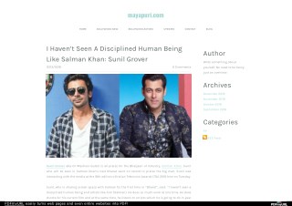 I Haven’t Seen A Disciplined Human Being Like Salman Khan Sunil Grover