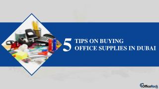 How To Save Money While Buying Office Supplies In Dubai?