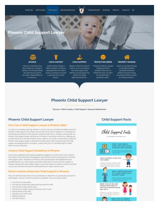 Phoenix child support lawyer