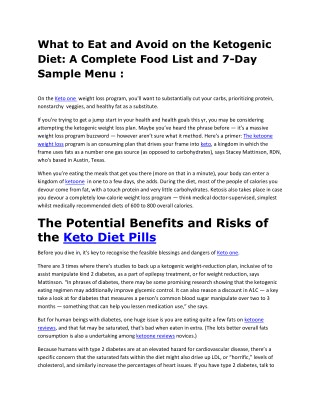 keto one pdf