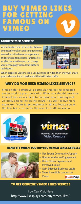 Buy Vimeo Likes for Getting Famous on Vimeo