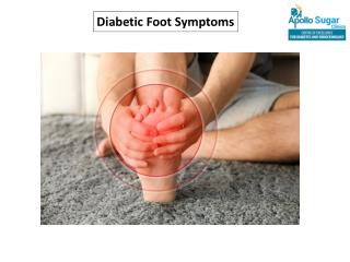 Diabetic foot symptoms