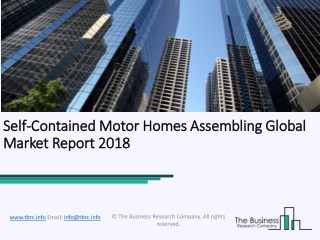 Self-Contained Motor Homes Assembling Global Market Report 2018