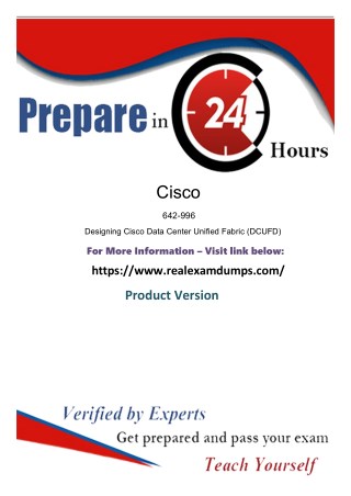 642-996 Cisco Real Exam Questions - 100% Free PDF Files