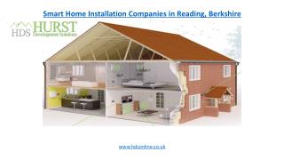 Smart home installation companies in reading, berkshire