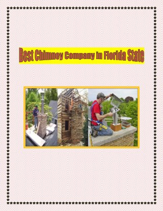 Best Chimney Company in Florida State | Sootaway